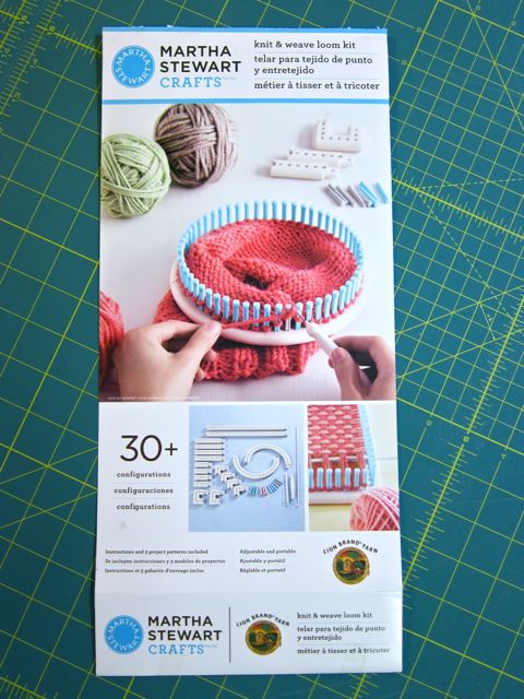 Review: Martha Stewart Crafts and Lion Brand Yarn Knit and Weave Loom Kit  for Craft Test Dummies