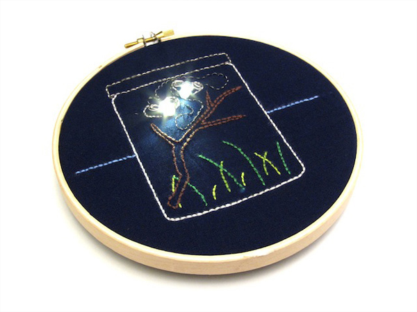 Pattern: Firefly Jar LED Embroidery Pattern
