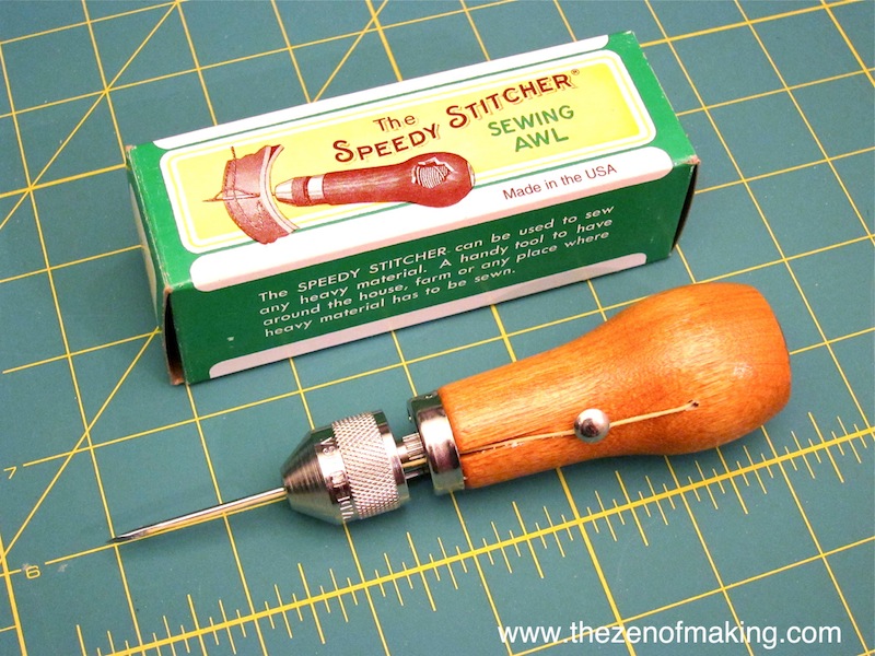 How to sew Leather with the Speedy Stitcher sewing Awl 