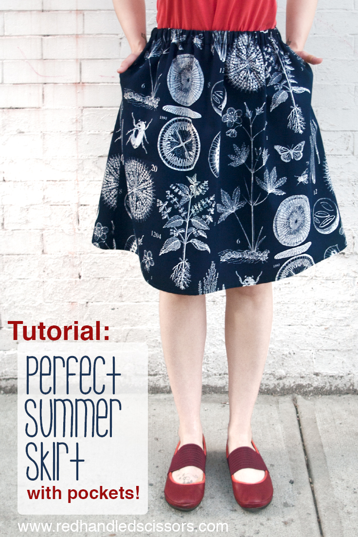 How To Sew A Skirt With An Elastic Waistband