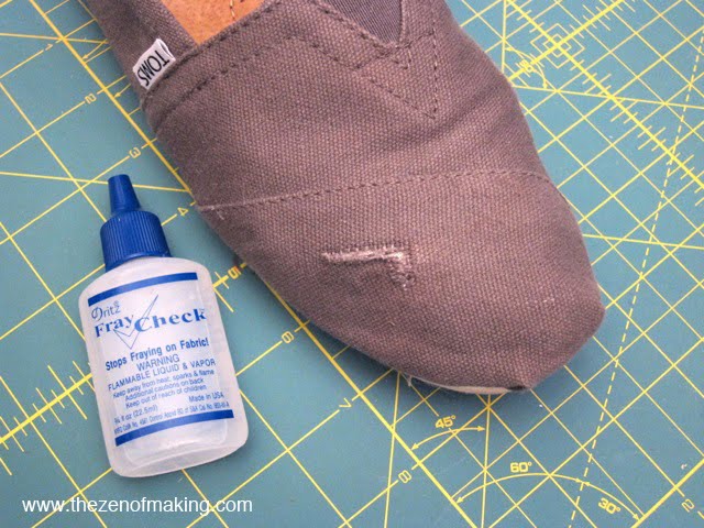 Tutorial: Canvas Shoe Kitty Patch